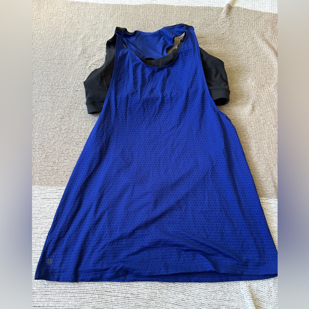 Athleta Royal Blue Performance Tank Top with Built In Bra